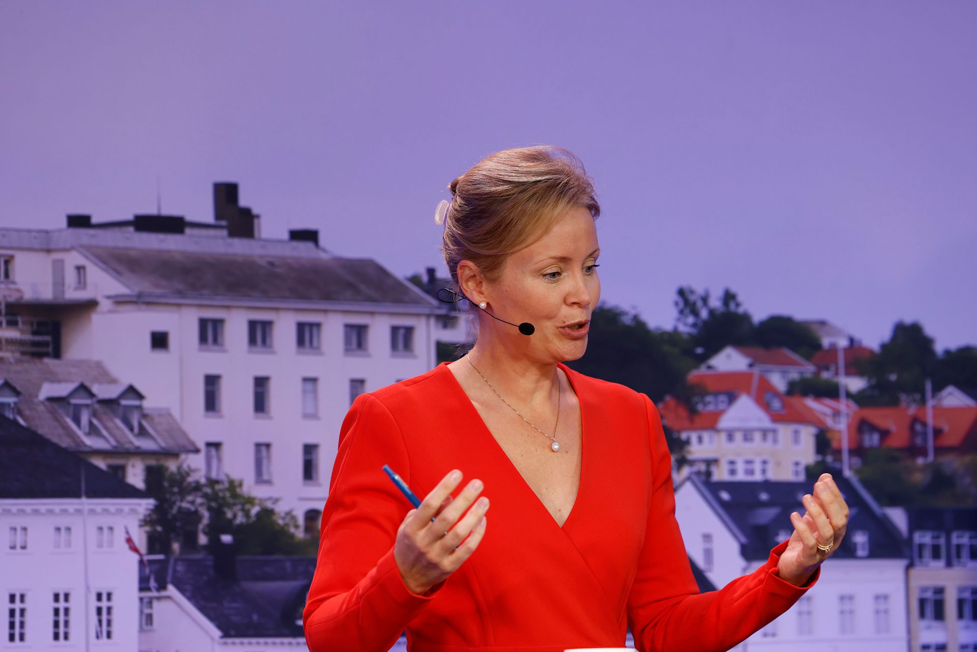 Kraftlinje i fjell i Norge