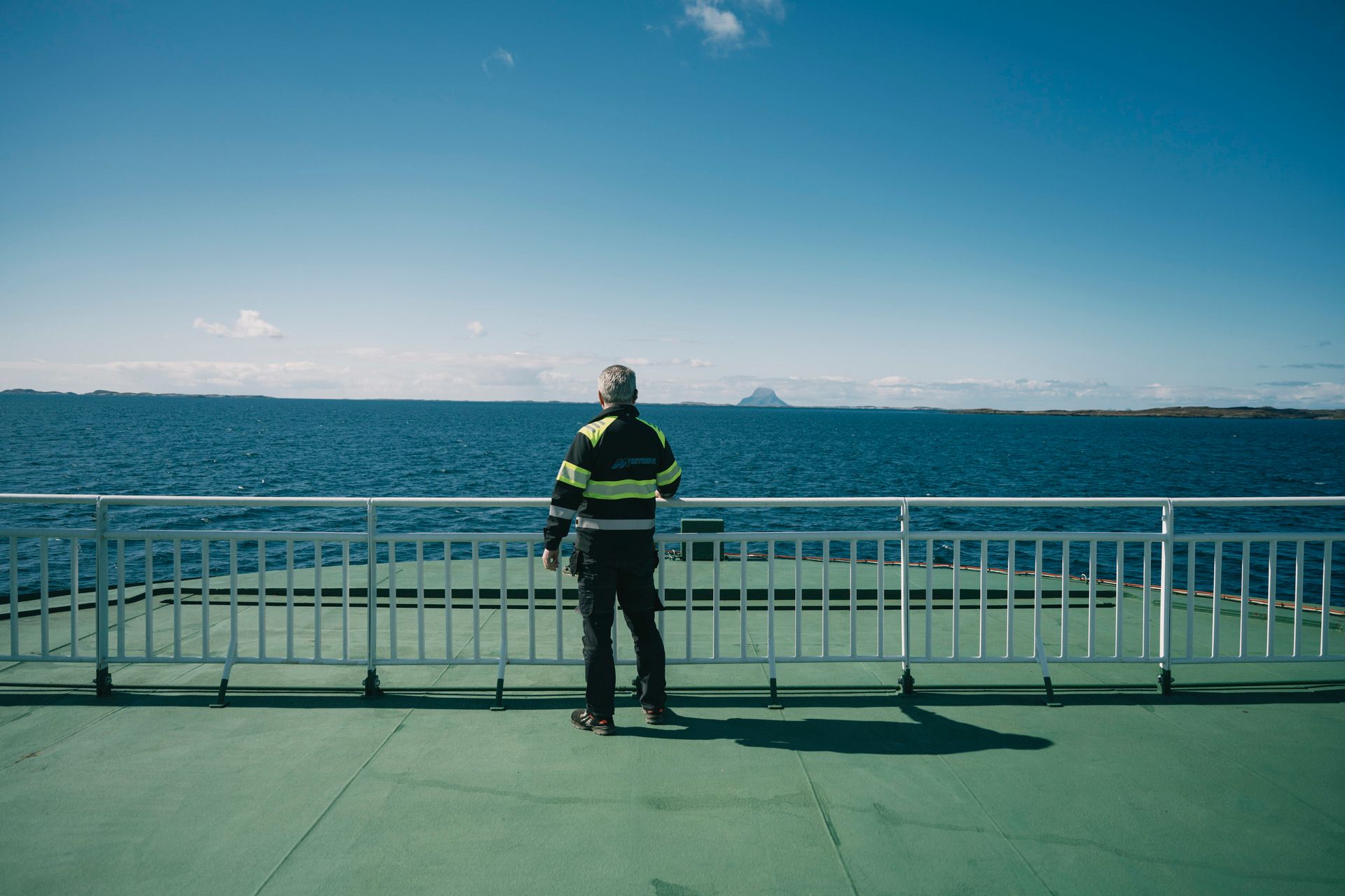 Sjøtransport ferge i Nord-Norge.