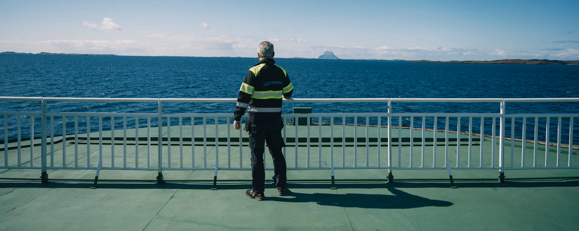Sjøtransport ferge i Nord-Norge.
