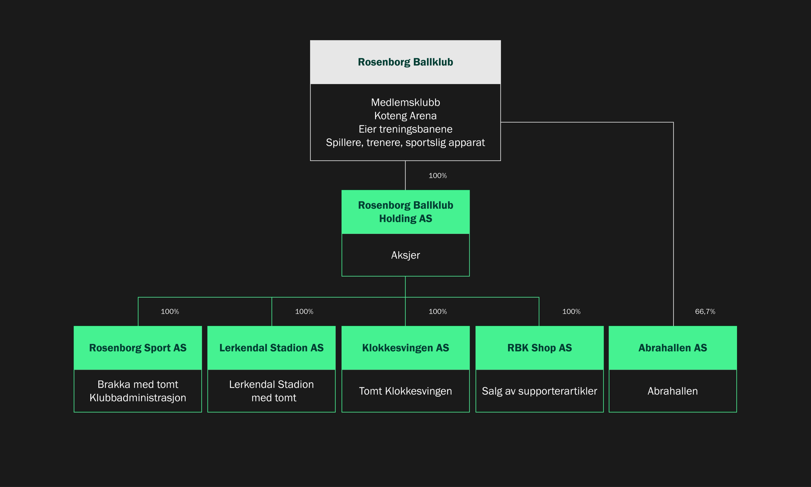 Rosenborg organisasjonsstruktur