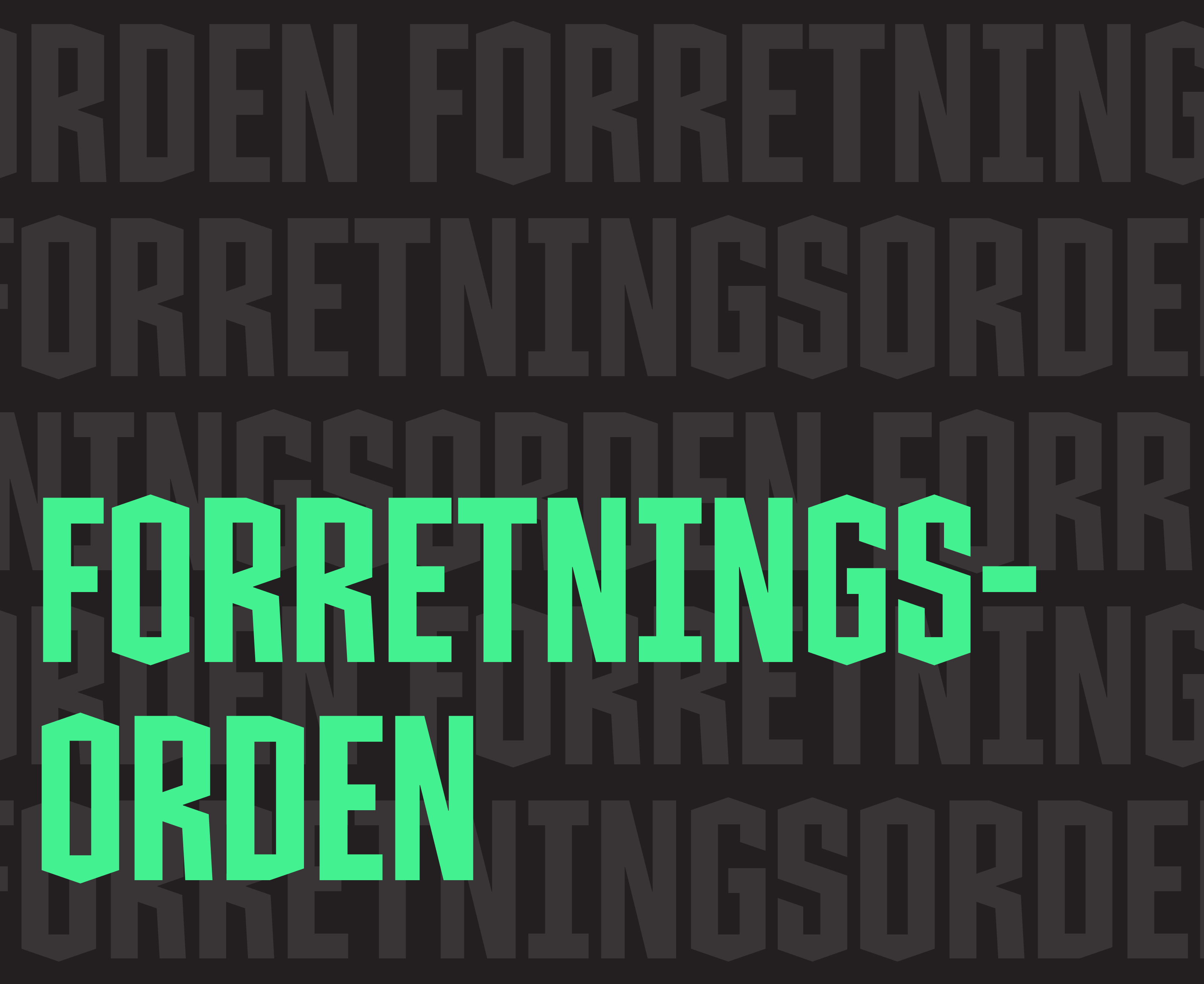 Rosenborg forslag til forretningsorden